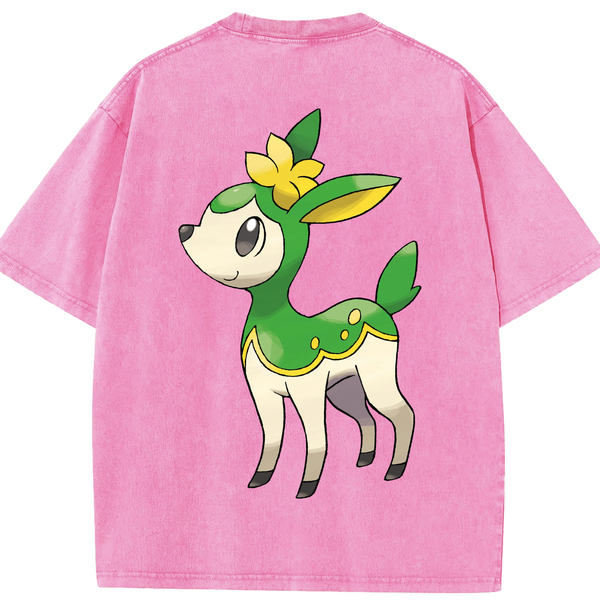 （画像用） ポケットモンスター Pokémon 綿100% ヴィンテージ風 半袖Tシャツ（背面プリント）